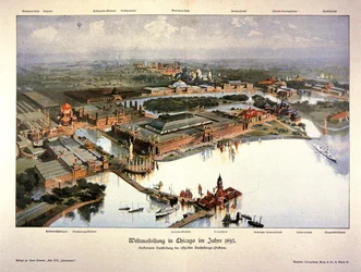 Poster per la Fiera Mondiale di Chicago del 1893