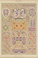 Russo, Miniatura (litografia a colori)