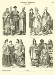 Costumi russi, fine XIX secolo