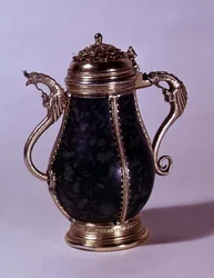 Brocca montata in argento dorato, c.1489