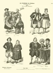 Costumi svizzeri, fine XVIII secolo