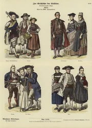 Costumi svizzeri, fine XVIII secolo