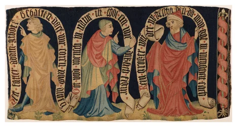 Frammento di arazzo raffigurante Tre Profeti, dalla Franconia
