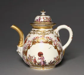 Teiera, Manifattura di porcellana di Meissen, c.1723-24