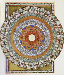 Il Coro degli Angeli. Miniatura dal Liber Scivias di Ildegarda di Bingen, c.1175