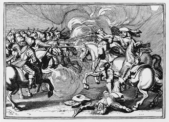 La morte del re Gustavo a Lutzen