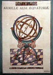 La sfera armillare equatoriale in 