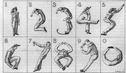 Le dieci figure di Arlecchino. (Riduzione della metà dell