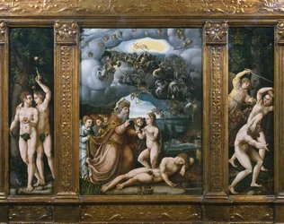 Trittico della Creazione, Adamo ed Eva, Creazione di Eva, Espulsione dal Paradiso