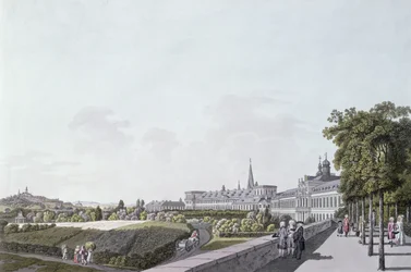 Veduta della Residenza degli Arcivescovi e Principi Elettori di Colonia, Bonn