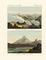Vedute delle montagne di zolfo in Islanda