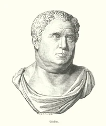 Vitellio, imperatore romano (incisione)