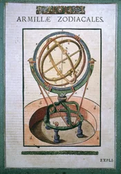 Sfera armillare zodiacale in "Astronomiae instituatae machanicia" di Tycho Brahe (1546 - 1601), Wandsbeck