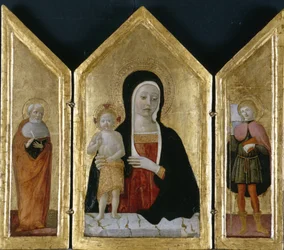 Madonna e Bambino con due Santi