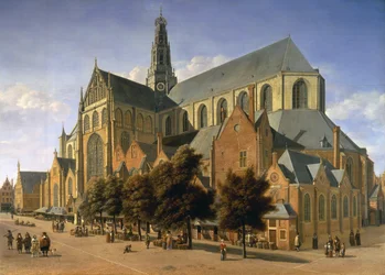 Chiesa di San Bavone a Haarlem, 1666