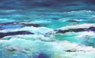 Creazione, studio 14, 2005 (acrilico su tela)