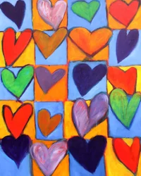 Healing Hearts, 2011 (acrilico su tela)