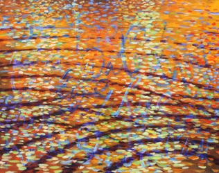 Healing Waters Ripples, 2009 (acrilico su tela)