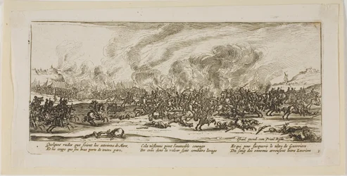 La battaglia, terza tavola da Le grandi miserie della guerra