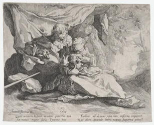 Il riposo durante la fuga in Egitto, 1593