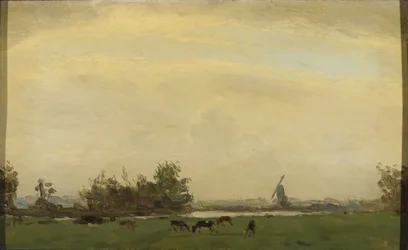 Paesaggio di prati sullo Spaarne