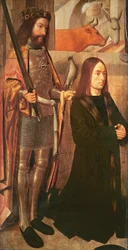 San Uberto e donatore