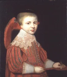 Ritratto del principe di Nassau che gioca a volano