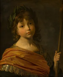 Ritratto di Maurice o Moritz, Principe Palatino (1621-1652) raffigurato come Marte, da bambino (c.1625-35)