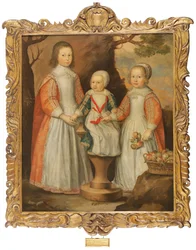 Ritratto dei tre figli di George Preston di Holker, 1650