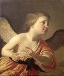 Ritratto del giovane Principe Maurizio di Boemia (1620-53) come Cupido