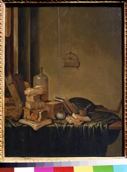 Natura morta con libri