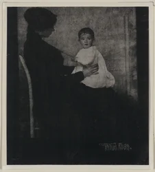 Ritratto di Mrs Ward con bambino