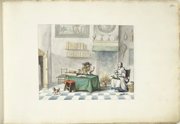 Signore che legge a una signora