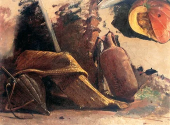 Natura morta con zucca, circa 1844