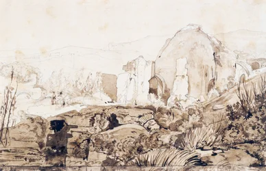 Tempio di Diana a Baia, c.1844