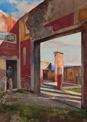 La Casa dei Castori e Polluce a Pompei con una guida ufficiale, con aggiunte di un allievo borbonico