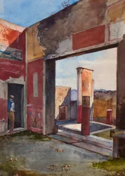 La Casa di Castore e Polluce a Pompei con una guida ufficiale, con aggiunte di un allievo borbonico