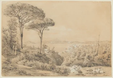 Veduta del Golfo di Pozzuoli dalla Solfatara