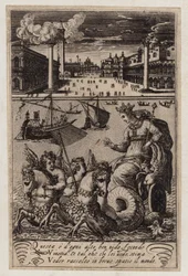 Vista di Piazza San Marco, Venezia (incisione)