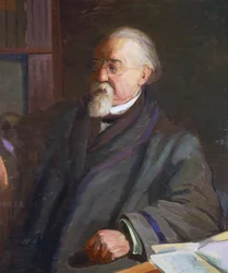 Ritratto di Cesare Lombroso (1835-1909), antropologo e criminologo italiano, di Giacomo Grosso (1860-1938)