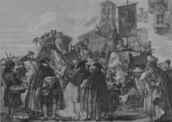 Il dentista ciarlatano, 1765
