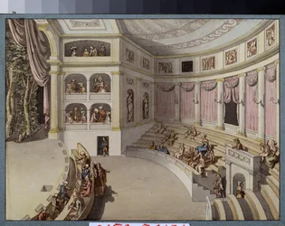 Progetto per la decorazione di una sala teatrale