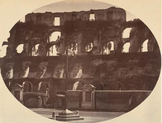 Interno del Colosseo, 1850s