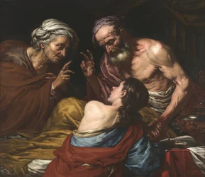 Isacco benedice Giacobbe