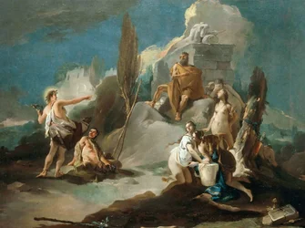 Apollo e Marsia, 1730