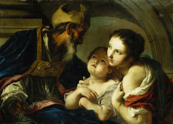 San Nicola di Bari con due bambini