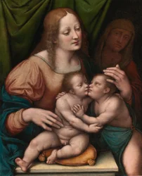 Madonna col Bambino e i giovani San Giovanni Battista e Santa Elisabetta