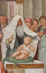 Navata centrale, quinta campata nord, Presentazione al Tempio, Gian Francesco Bembo