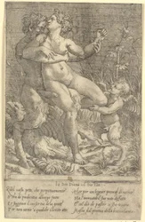Giove trasformato in satiro e Diana