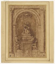 Progetto per la tomba di Papa Alessandro VII in San Pietro, Roma
